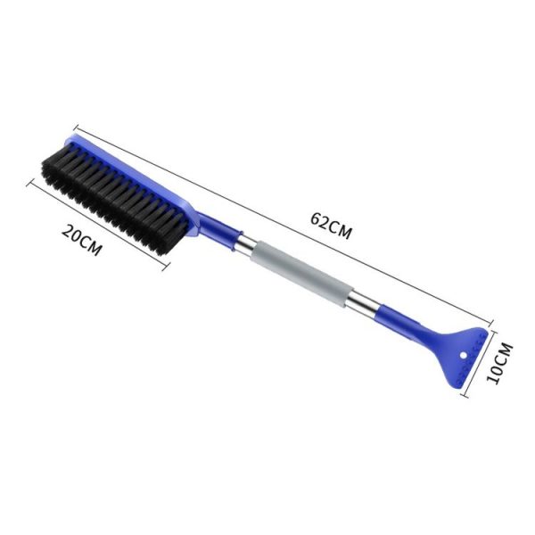 2 In 1 Car Snow Shovel Snow Blowing Brush Car Winter Snow Clearing Tools (Red) - Image 3