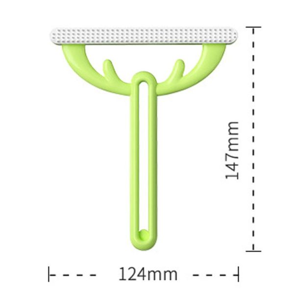 Cats Hair Removal Brush Antler Household Pet Sticky Coat Cleaner (Orange) - Image 3