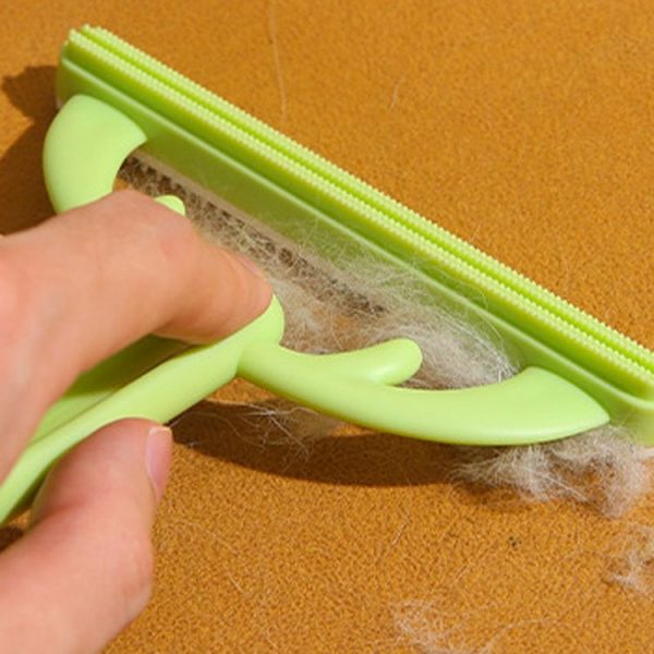 Cats Hair Removal Brush Antler Household Pet Sticky Coat Cleaner (Orange) - Image 8