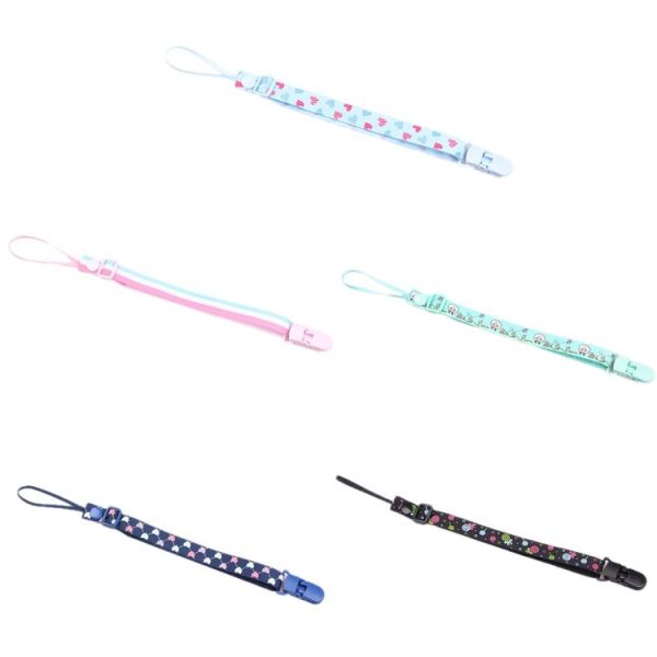 Baby Anti-falling Adjustable Pacifier Chain Toy Lanyard, Color: 1 Dark Blue Love - Image 2