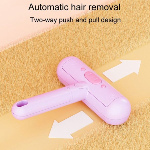 Portable Washable Roller Hair Sticker Pig Shape Pet Static Hair Remover (Pink) - Image 8