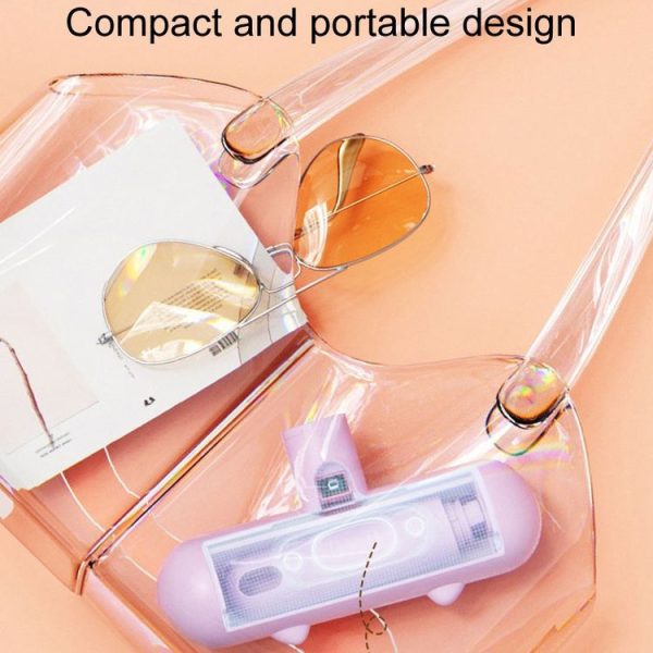 Portable Washable Roller Hair Sticker Pig Shape Pet Static Hair Remover (Pink) - Image 9
