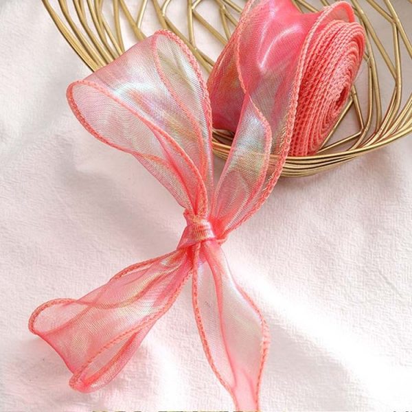 4cm x 9m White Symphony Fishtail Yarn Flower Cake Baking Packaging Ribbon Lace Decorative Webbing - Image 3