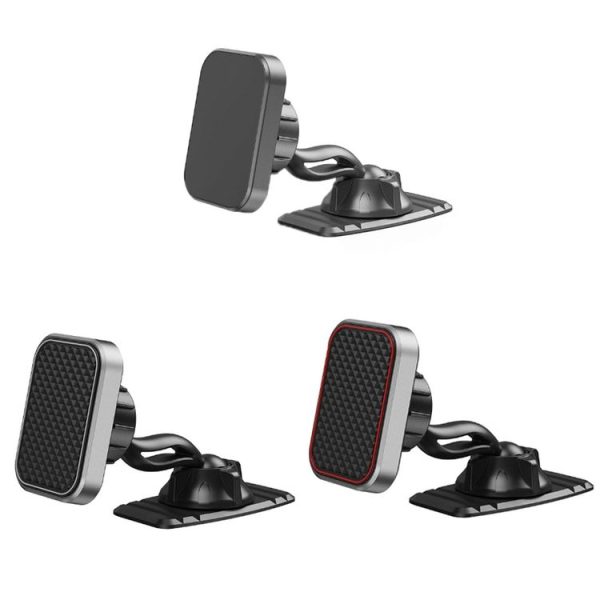 Double-headed 360 Degree Car Magnetic Mobile Phone Navigation Holder (Black) - Image 2
