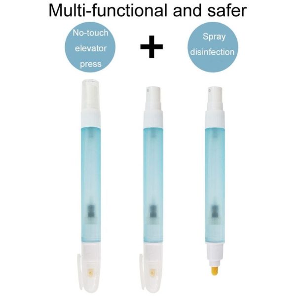 Alcohol Pen Touchless Elevator Push Epidemic Stick Spray Pen (White) - Image 4