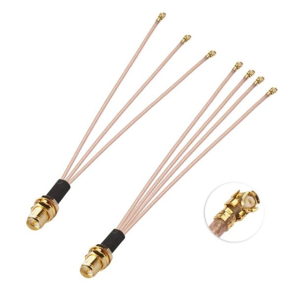 1 In 3 IPX To RPSMAK RG178 Pigtail WIFI Antenna Extension Cable Jumper (15cm) - Image 2