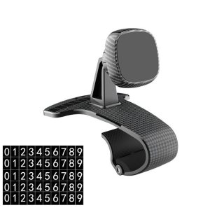 Magnetic Mobile Phone Car Holder Dashboard Parking Number Plate (X1+Q3)