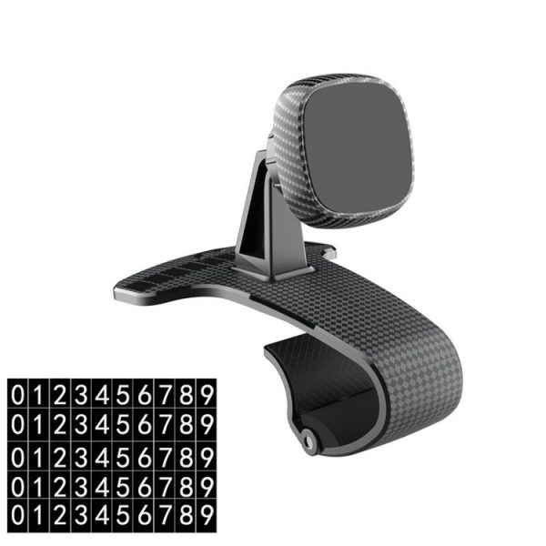 Magnetic Mobile Phone Car Holder Dashboard Parking Number Plate (X1+Q3)