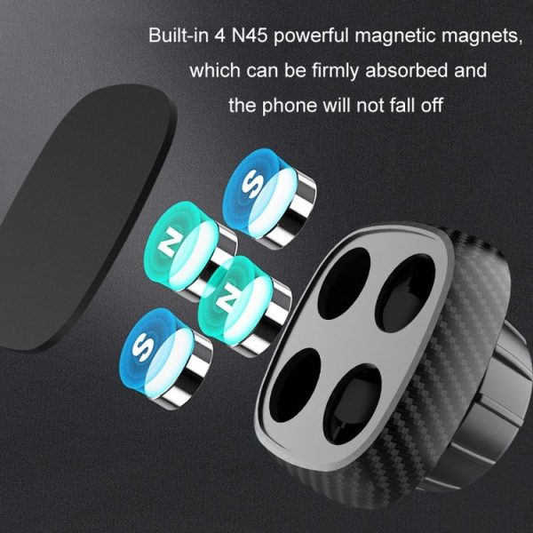 Magnetic Mobile Phone Car Holder Dashboard Parking Number Plate (X1+Q3) - Image 6
