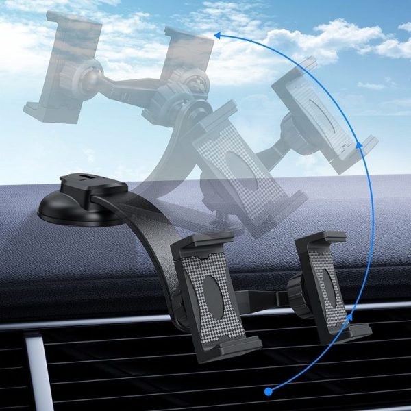 Car Dashboard Suction Cup Double Chuck Mobile Phone Holder (ZP-T1) - Image 8