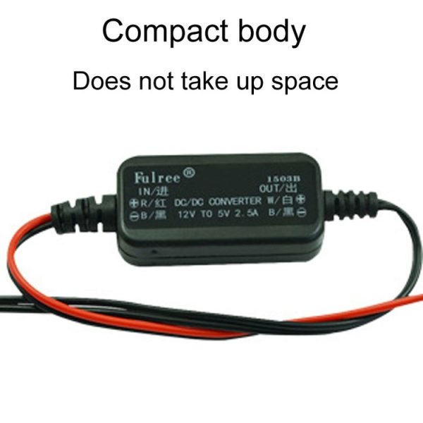 Fulree 12V To 3.3V 2.5A Vehicle Power Supply DC Ultra Thin Step-Down Power Converter - Image 3