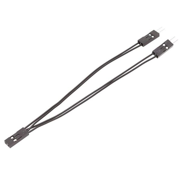 10cm 3pcs DuPont Terminal Wire DuPont 2.54 Connection Cable 2Pin 1 To 2 Wire One Female To Two Males - Image 2
