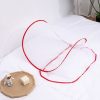 Installation-free Folding Portable Travel Insect-proof Mesh Cover Head Mini Mosquito Net, Color: Regular Red