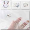 Installation-free Folding Portable Travel Insect-proof Mesh Cover Head Mini Mosquito Net, Color: Regular Red - Image 4