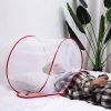 Installation-free Folding Portable Travel Insect-proof Mesh Cover Head Mini Mosquito Net, Color: Regular Red - Image 7