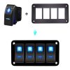 Road Aluminum Rocker Switch Panel Housing Bracket for Narva Type Boats Automotive Switch Parts, Specification: 2 Holes - Image 4