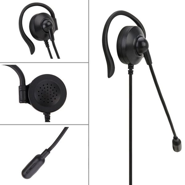 SOYTO SY227 Single-side Operator Ear Hook Headset Corded Computer Headset, Interfaces: 3.5mm - Image 9