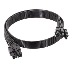 50cm For Corsair 18AWG Flat Cable Power Module Cable Graphics Card Module Cable 8Pin To 8Pin 6+2 (Block Type)