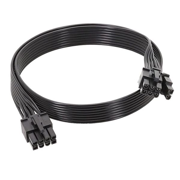 50cm For Corsair 18AWG Flat Cable Power Module Cable Graphics Card Module Cable 8Pin To 8Pin 6+2 (Block Type)