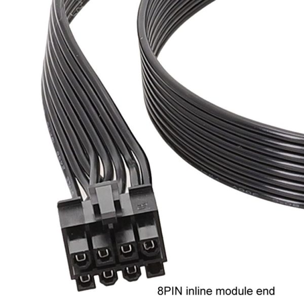 50cm For Corsair 18AWG Flat Cable Power Module Cable Graphics Card Module Cable 8Pin To 8Pin 6+2 (Block Type) - Image 3
