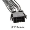 20cm CPU 8Pin To 8+4Pin Adapter Cable Power Supply Motherboard Processor Power Cable - Image 4