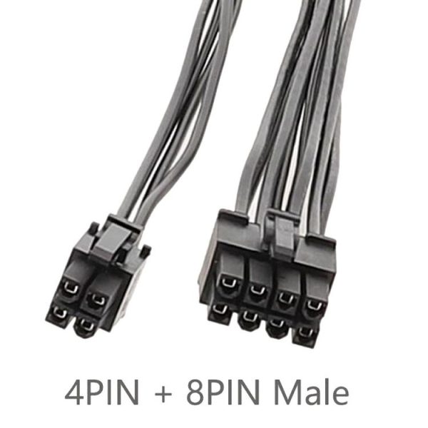 20cm CPU 8Pin To 8+4Pin Adapter Cable Power Supply Motherboard Processor Power Cable - Image 5