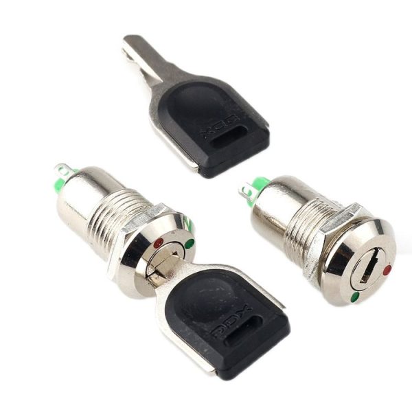 12mm Electronic Lock Key Metal Knob Switch Toy Lock - Image 6