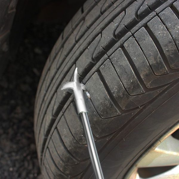 Car Tire Stone Cleaner Multifunctional Cleaning Tool (Long Style) - Image 6