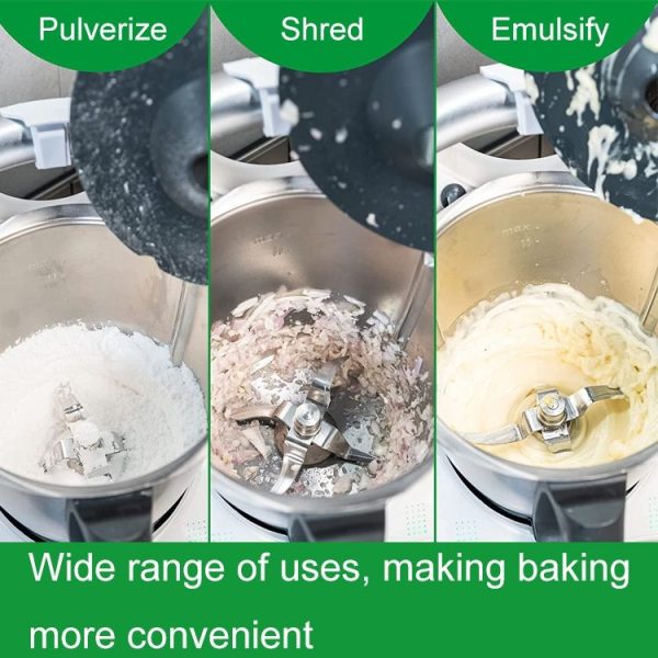 Thermomix TM5 / TM6 Kitchen Machine Anti-Splash Protective Cover Crushing Mixing Cap (Grey) - Image 7