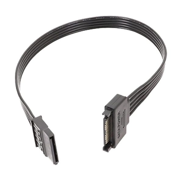30cm Power Supply SATA 15Pin Male And Female Extension Cable Durable Hard Disk Drive Power Connection Cables - Image 2