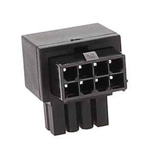 Positive Bend A Type Motherboard CPU 8Pin Power Steering Connector Interface Steering Header 90 Degree Adaptor