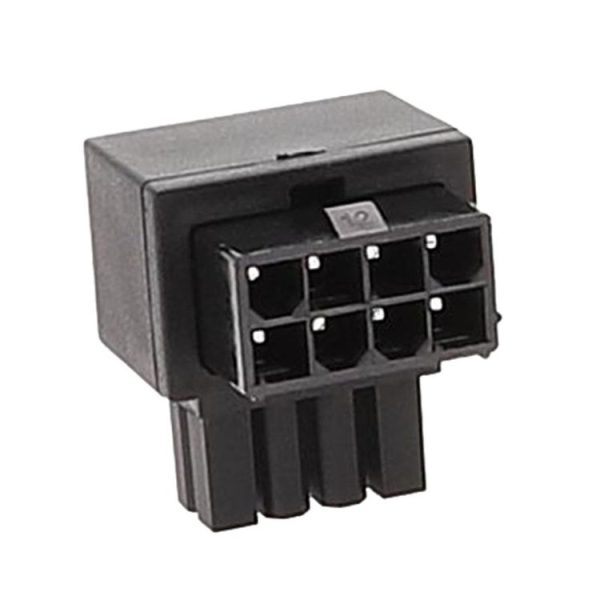 Positive Bend A Type Motherboard CPU 8Pin Power Steering Connector Interface Steering Header 90 Degree Adaptor