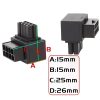 Positive Bend A Type Motherboard CPU 8Pin Power Steering Connector Interface Steering Header 90 Degree Adaptor - Image 5