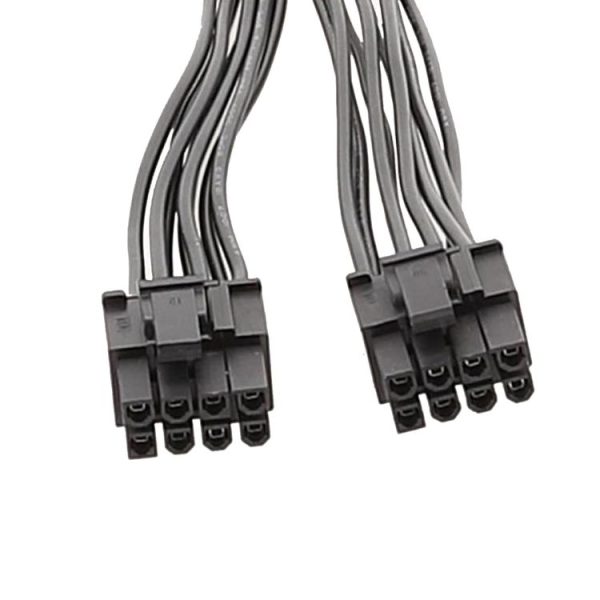 20cm 8P Female To Dual 6+2Pin Male Graphics Card Power Cable 8P To Dual 8P 1 To 2 Power Adapter Cable - Image 3