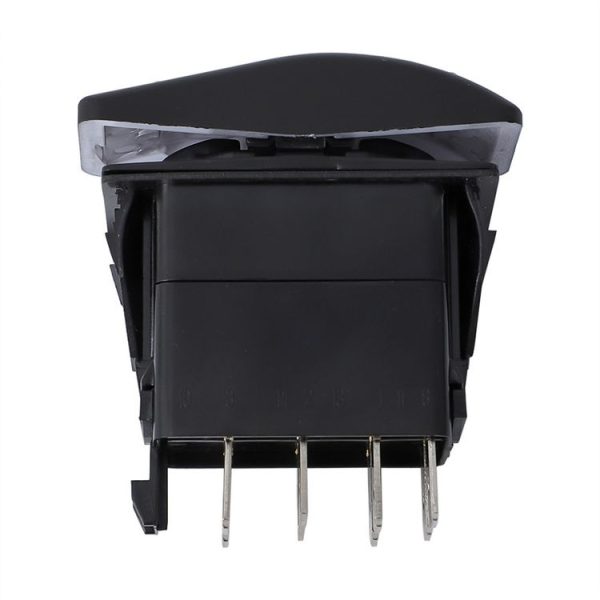 12V Car Modified Far Near Light Self-Locking Waterproof Switch (Black) - Image 5