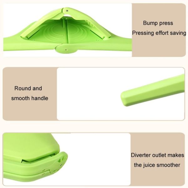 Household Manual Lemon Juicer Kitchen Folding Fruit Squeezer (Yellow) - Image 4
