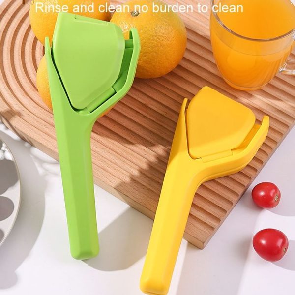 Household Manual Lemon Juicer Kitchen Folding Fruit Squeezer (Yellow) - Image 7