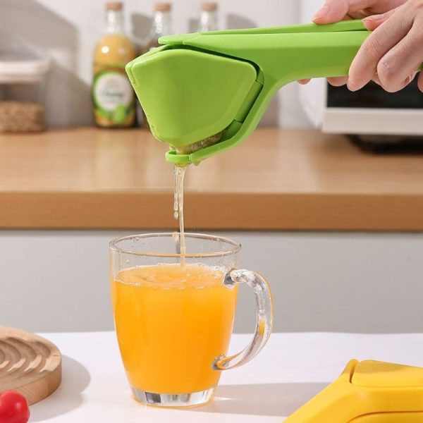 Household Manual Lemon Juicer Kitchen Folding Fruit Squeezer (Yellow) - Image 9