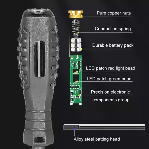 High Torque High Bright Electrician Tester Smart Test Breakpoint Specific Screwdriver (Phillips) - Image 5