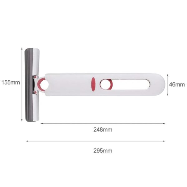 Multifunctional Desktop Lazy Mini Mop Handheld Sponge Absorbent Mop (Cotton Head+Handle) - Image 3