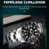SANDA 1099 Steel Belt Electronic Watch Men Quartz Watch Simple Personalized Wristwatch (Green) - Image 12