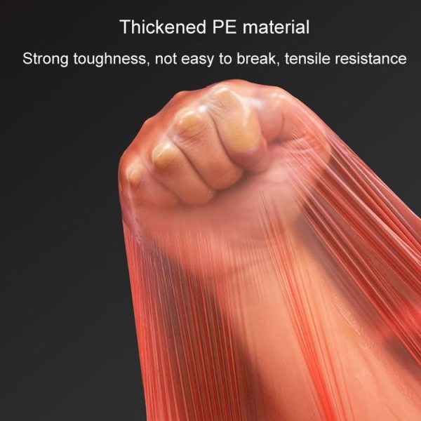 10pcs / Pack 1.4m Disposable Elastic Bunching Tablecloth Household Table Thickened PE Non-Washable Waterproof Oilproof Tablecloth (Red) - Image 6