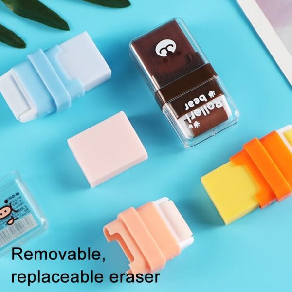 4pcs / Set M&G Double-Ended Rolling Eraser Cartoon Student Painting Homework Eraser (AXP963GX) - Image 5