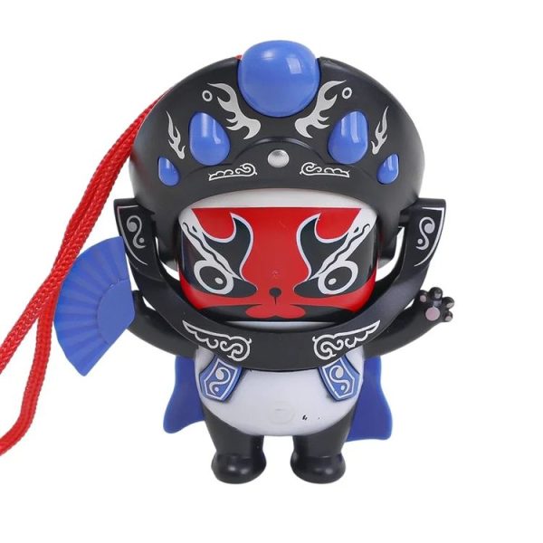 Sichuan Opera Face Chinese Style Face Change Crafts Ornament Children Toy (Blue)