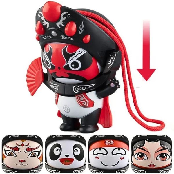 Sichuan Opera Face Chinese Style Face Change Crafts Ornament Children Toy (Blue) - Image 2