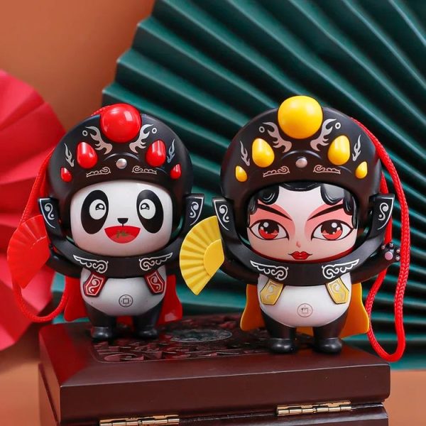 Sichuan Opera Face Chinese Style Face Change Crafts Ornament Children Toy (Blue) - Image 6