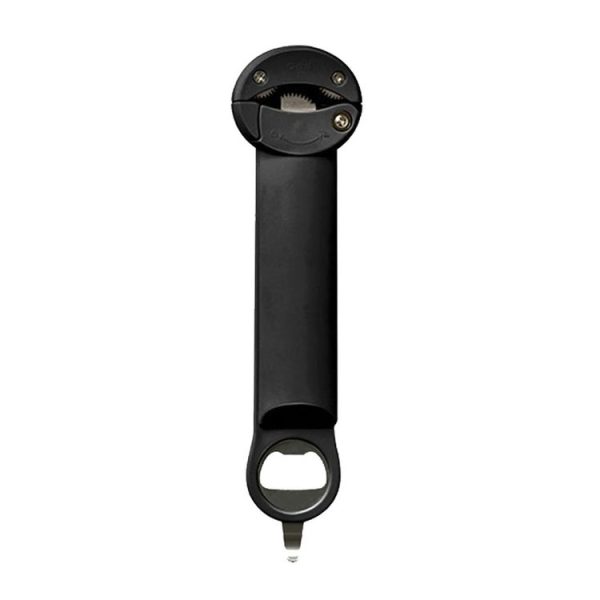 Multifunctional Beer And Beverage Bottle Opener Magnetic Telescopic Cans And Caps Driver (Black)