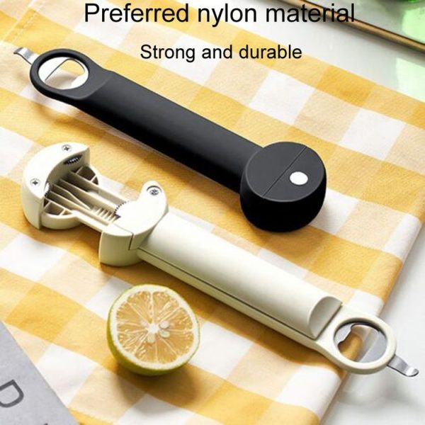 Multifunctional Beer And Beverage Bottle Opener Magnetic Telescopic Cans And Caps Driver (Black) - Image 4