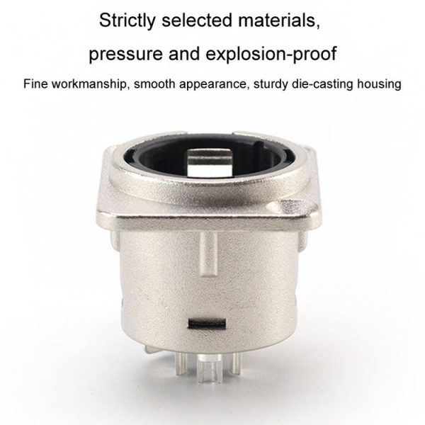 SPM-21 3 Pin XLR Socket Vertical XLR Male Socket Mic Male Female Connector - Image 2
