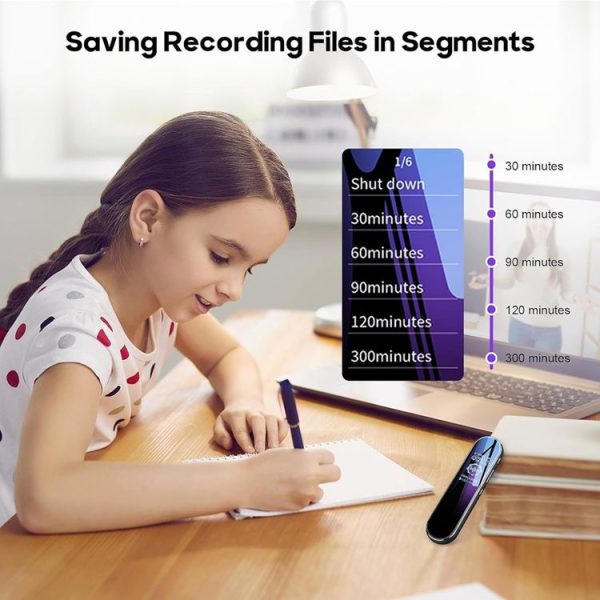 Q53 Ultra Long Standby Timer Voice Recorder HD Noise Canceling Recording Device, Size: No Memory (Black) - Image 2